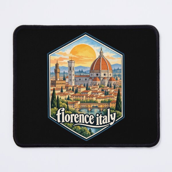 Item preview, Florence Italy Watercolor Art Travel designed and sold by TomFrontierArt.