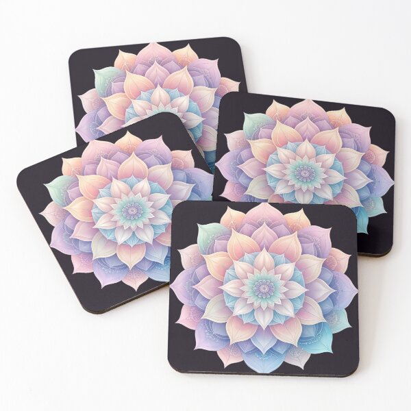 Item preview, Pastel Flowers Mandala designed and sold by LiskoDesign.