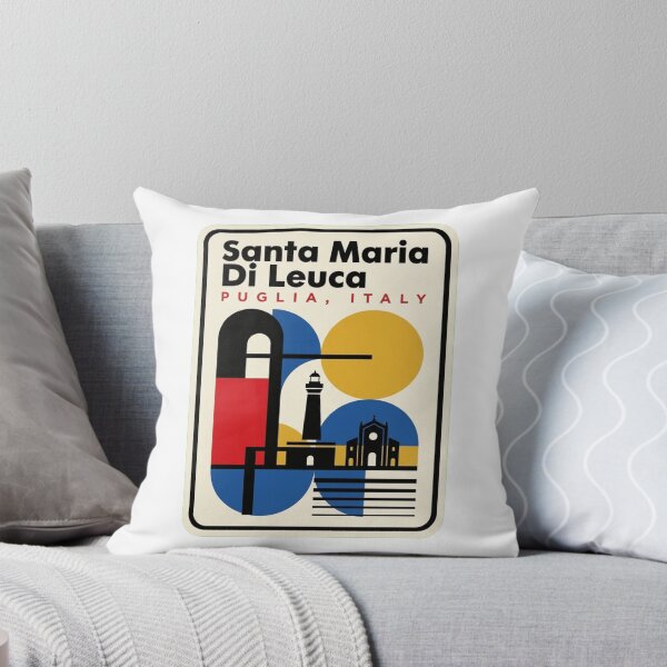 Item preview, Retro Santa Maria Di Leuca Bauhaus Geometric Skyline designed and sold by k3rstman1.