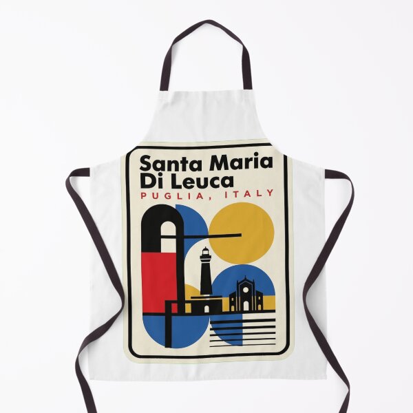 Item preview, Retro Santa Maria Di Leuca Bauhaus Geometric Skyline designed and sold by k3rstman1.