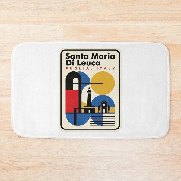 Item preview, Retro Santa Maria Di Leuca Bauhaus Geometric Skyline designed and sold by k3rstman1.