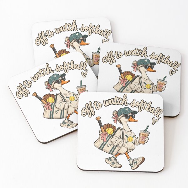 Item preview, Off to Watch Softball – Funny Softball Mom Goose Sports Lover designed and sold by GAIDREDA.