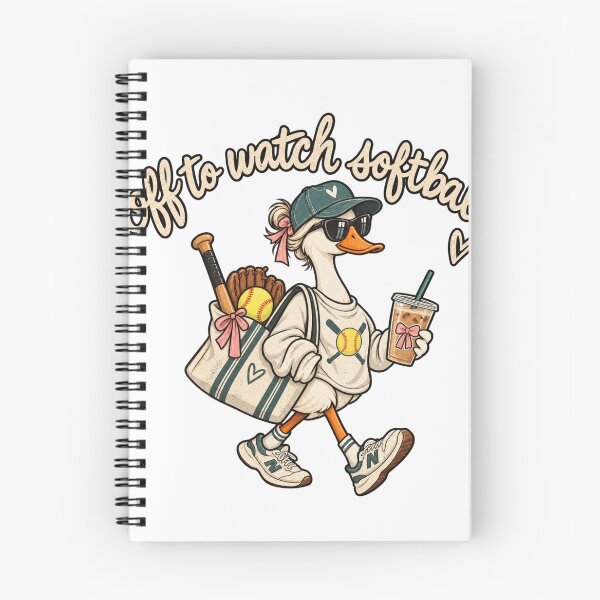 Item preview, Off to Watch Softball – Funny Softball Mom Goose Sports Lover designed and sold by GAIDREDA.