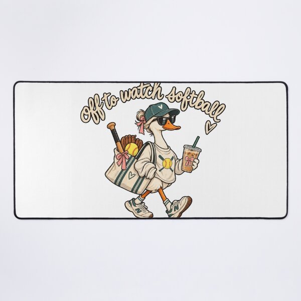 Item preview, Off to Watch Softball – Funny Softball Mom Goose Sports Lover designed and sold by GAIDREDA.