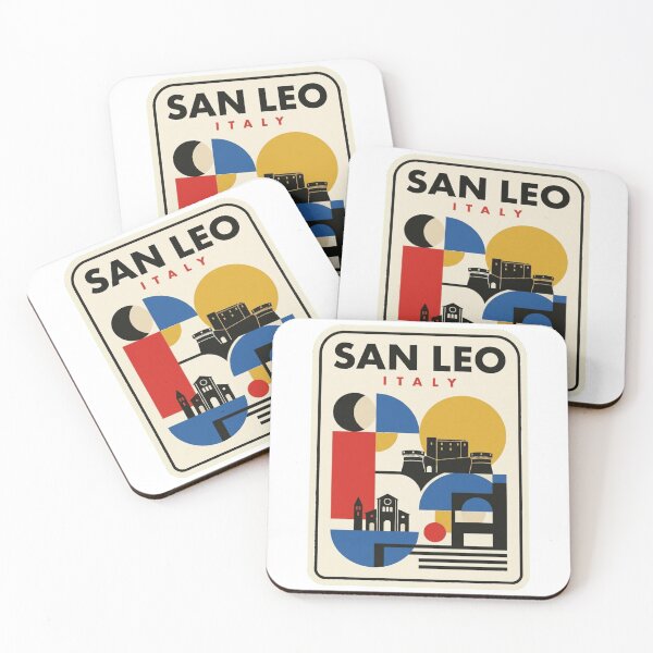 Item preview, Retro San Leo Bauhaus Geometric Skyline designed and sold by k3rstman1.
