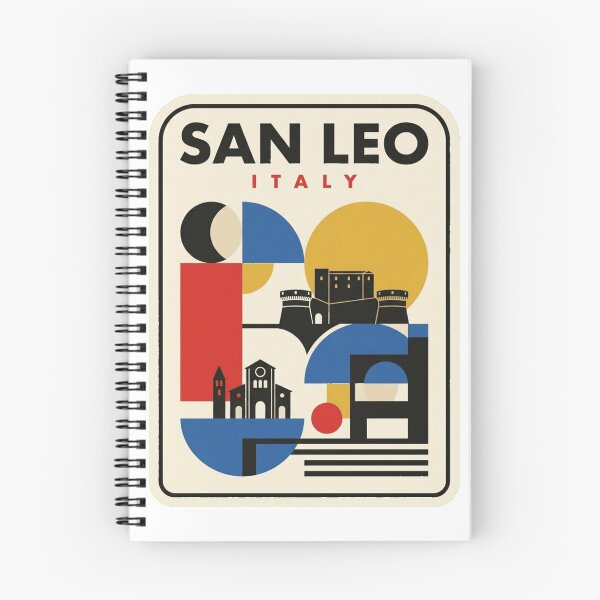 Item preview, Retro San Leo Bauhaus Geometric Skyline designed and sold by k3rstman1.