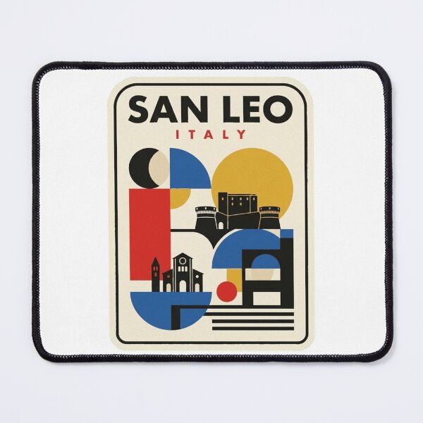 Item preview, Retro San Leo Bauhaus Geometric Skyline designed and sold by k3rstman1.