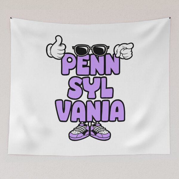 Item preview, PENNSYLVANIA Typography Funny Vintage designed and sold by NFTWords.