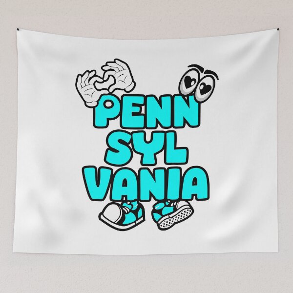 Item preview, PENNSYLVANIA Vintage Cartoon Retro Comic designed and sold by NFTWords.