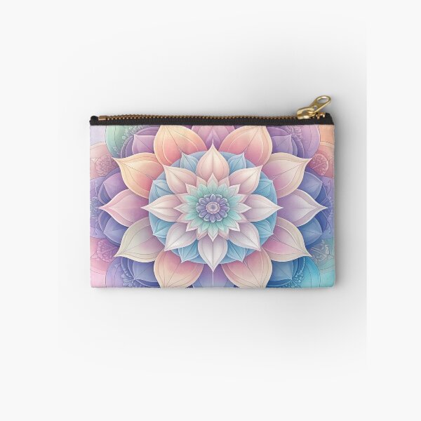 Item preview, Pastel flower mandala with background designed and sold by LiskoDesign.