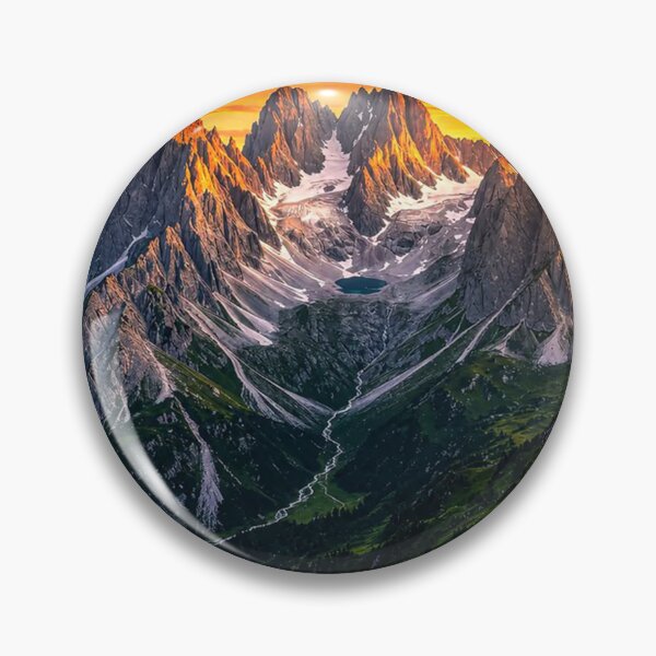 Item preview, Stunning Alpine Sunset Mountain Landscape designed and sold by gloriacorear.