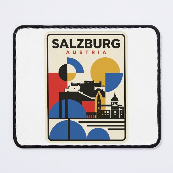 Item preview, Retro Salzburg Bauhaus Geometric Skyline designed and sold by k3rstman1.