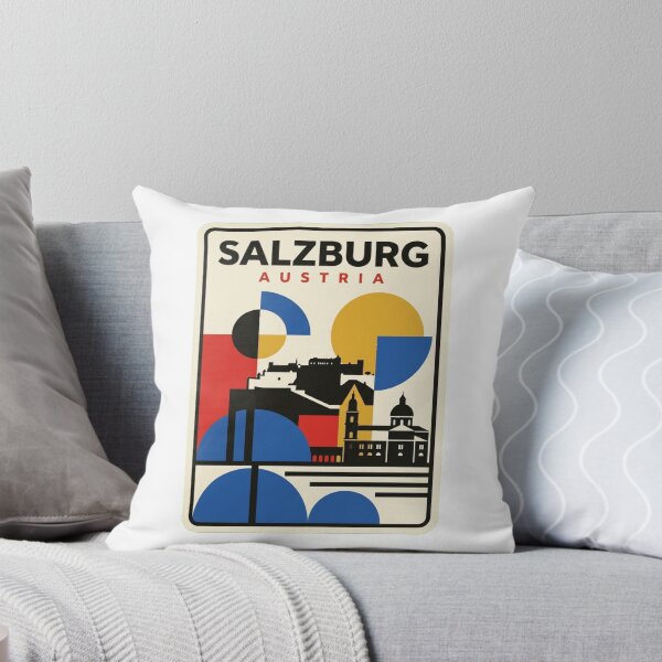 Item preview, Retro Salzburg Bauhaus Geometric Skyline designed and sold by k3rstman1.
