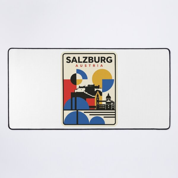 Item preview, Retro Salzburg Bauhaus Geometric Skyline designed and sold by k3rstman1.