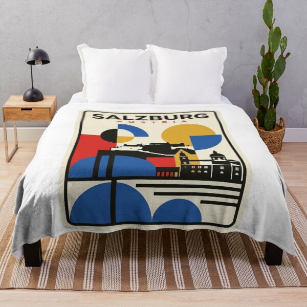 Item preview, Retro Salzburg Bauhaus Geometric Skyline designed and sold by k3rstman1.