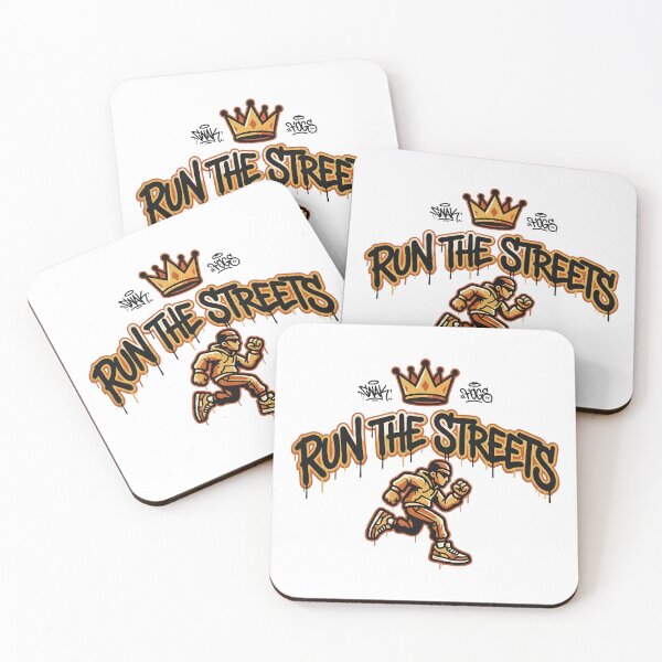 Item preview, Bold Urban Runner Graffiti Athletics Design designed and sold by StickerNestYou.