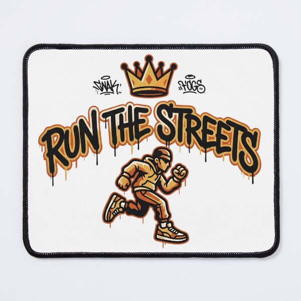 Item preview, Bold Urban Runner Graffiti Athletics Design designed and sold by StickerNestYou.