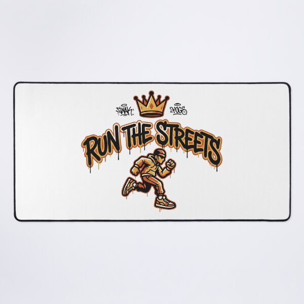 Item preview, Bold Urban Runner Graffiti Athletics Design designed and sold by StickerNestYou.