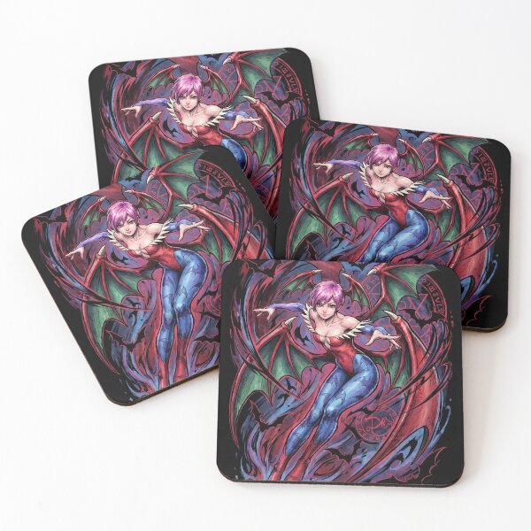 Item preview, Lilith Darkstalkers Fighting Game Streetwear Tee designed and sold by Senpaiwaves.