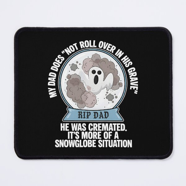 Item preview, RIP Dad Ghost Snowglobe Memorial Humor designed and sold by OddPopARt.