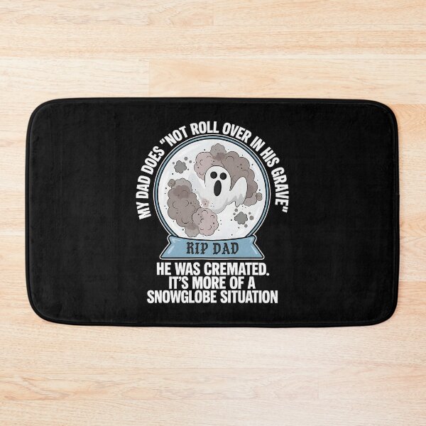 Item preview, RIP Dad Ghost Snowglobe Memorial Humor designed and sold by OddPopARt.