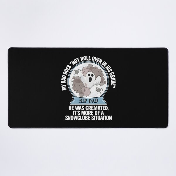Item preview, RIP Dad Ghost Snowglobe Memorial Humor designed and sold by OddPopARt.