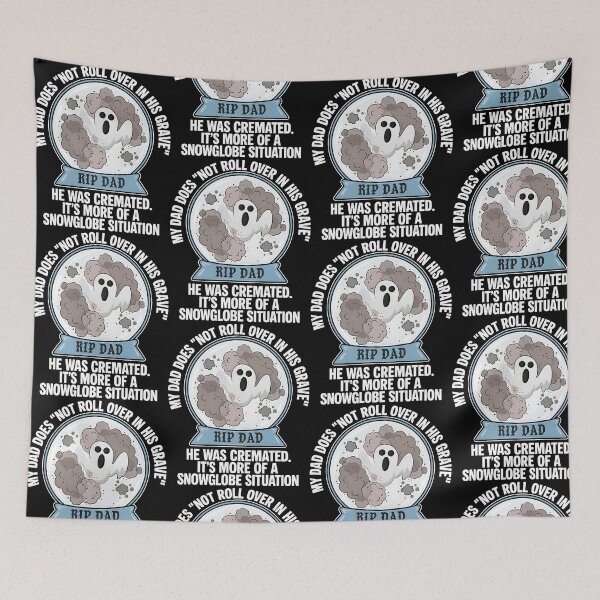 Item preview, RIP Dad Ghost Snowglobe Memorial Humor designed and sold by OddPopARt.