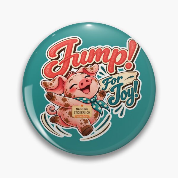 Item preview, JUMP! FOR JOY! BY NAGGINGSTICKERSCO. ROLL LIKE A PIG! COLLECTION | GREEN Edition | No.01 designed and sold by LaMaisonOfMY.
