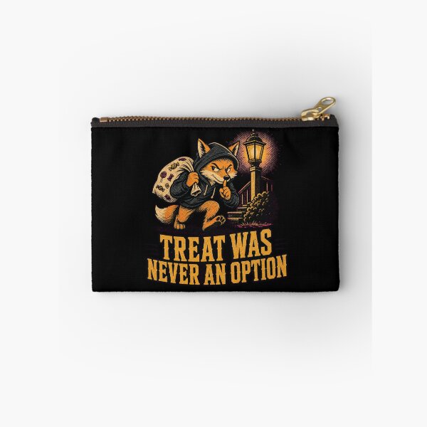 Item preview, Funny Fox Shirt, "Treat was never an option" Tee, Sarcastic Fox,  Deadpan Humor Deadpan Humor  designed and sold by Mildly-Talented.