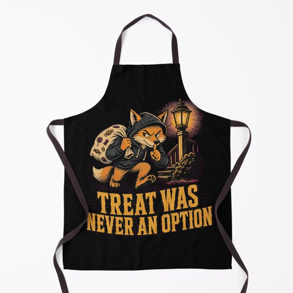 Item preview, Funny Fox Shirt, "Treat was never an option" Tee, Sarcastic Fox,  Deadpan Humor Deadpan Humor  designed and sold by Mildly-Talented.