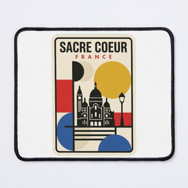Item preview, Retro Sacre Coeur Bauhaus Geometric Skyline designed and sold by k3rstman1.