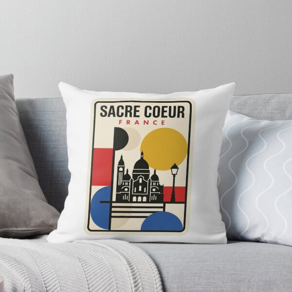 Item preview, Retro Sacre Coeur Bauhaus Geometric Skyline designed and sold by k3rstman1.