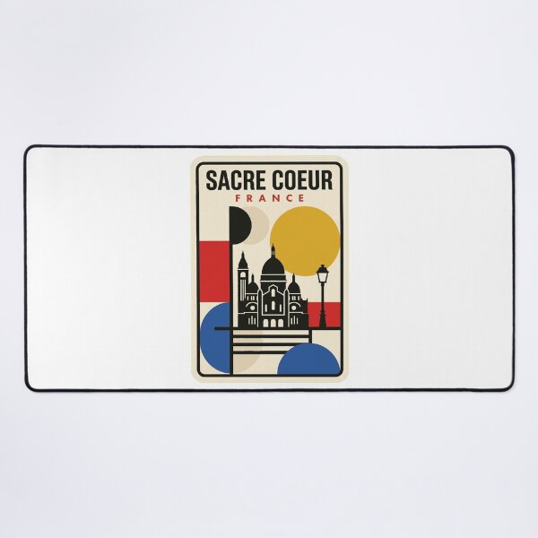 Item preview, Retro Sacre Coeur Bauhaus Geometric Skyline designed and sold by k3rstman1.