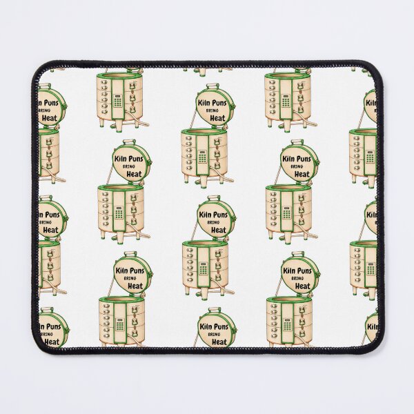 Item preview, Kiln Puns Bring Heat - Green designed and sold by SamanthaLPottery.