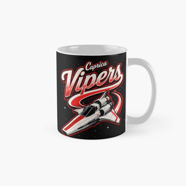 Artikelvorschau, Caprica Vipers – Battlestar Galactica Colonial Viper Grafik-T-Shirt entworfen und verkauft von BravenBold.