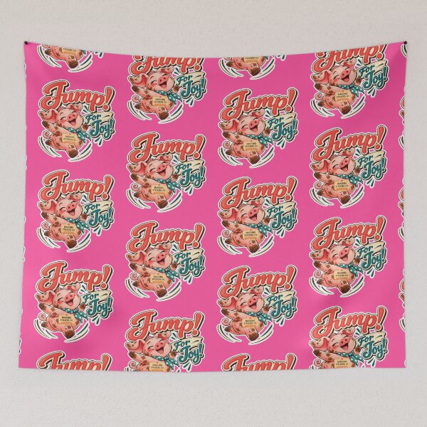 Item preview, JUMP! FOR JOY! BY NAGGINGSTICKERSCO. ROLL LIKE A PIG! COLLECTION | ELECTRIC PINK Edition | No.01 designed and sold by LaMaisonOfMY.