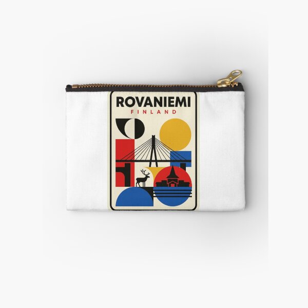 Artikelvorschau, Geometrische Retro-Rovaniemi-Bauhaus-Skyline entworfen und verkauft von k3rstman1.