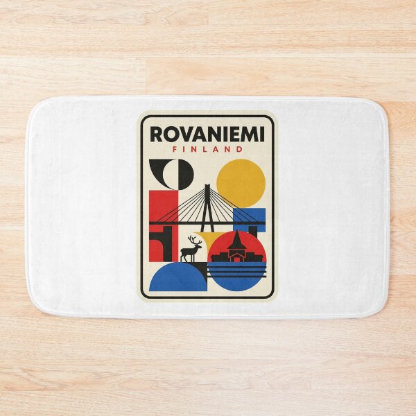 Item preview, Retro Rovaniemi Bauhaus Geometric Skyline designed and sold by k3rstman1.