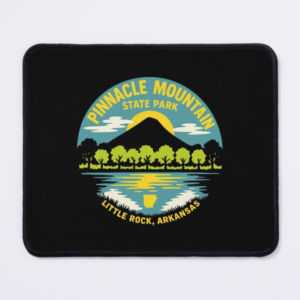 Item preview, Pinnacle Mountain State Park Retro Arkansas Landscape designed and sold by OddPopARt.