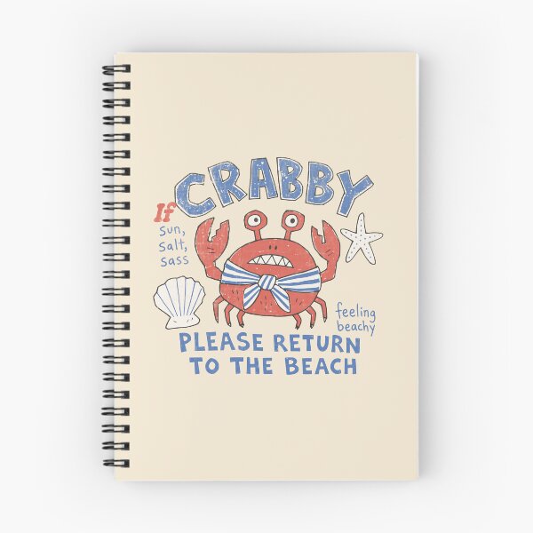 Item preview, Sassy Beach Crab Summer Mood Humor designed and sold by Studio Bootleg.
