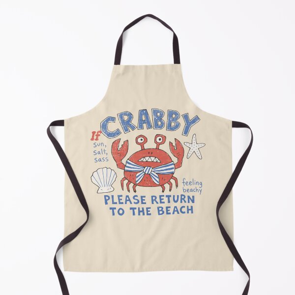 Item preview, Sassy Beach Crab Summer Mood Humor designed and sold by Studio Bootleg.