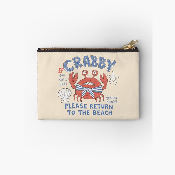 Item preview, Sassy Beach Crab Summer Mood Humor designed and sold by Studio Bootleg.