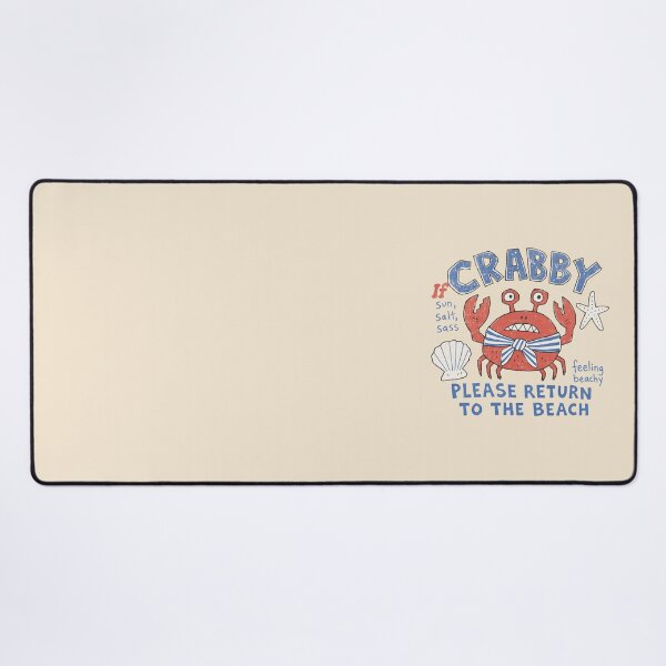 Item preview, Sassy Beach Crab Summer Mood Humor designed and sold by Studio Bootleg.