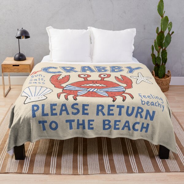 Item preview, Sassy Beach Crab Summer Mood Humor designed and sold by Studio Bootleg.