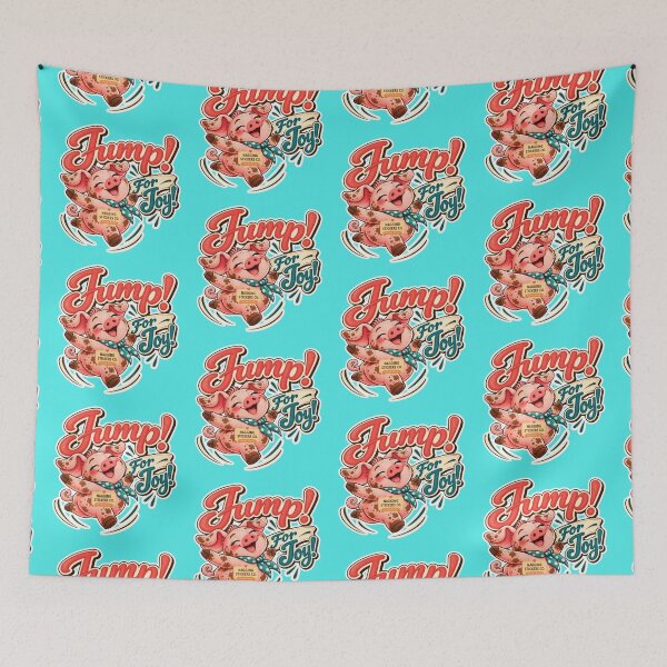 Item preview, JUMP! FOR JOY! BY NAGGINGSTICKERSCO. ROLL LIKE A PIG! COLLECTION | AQUA Edition | No.01 designed and sold by LaMaisonOfMY.