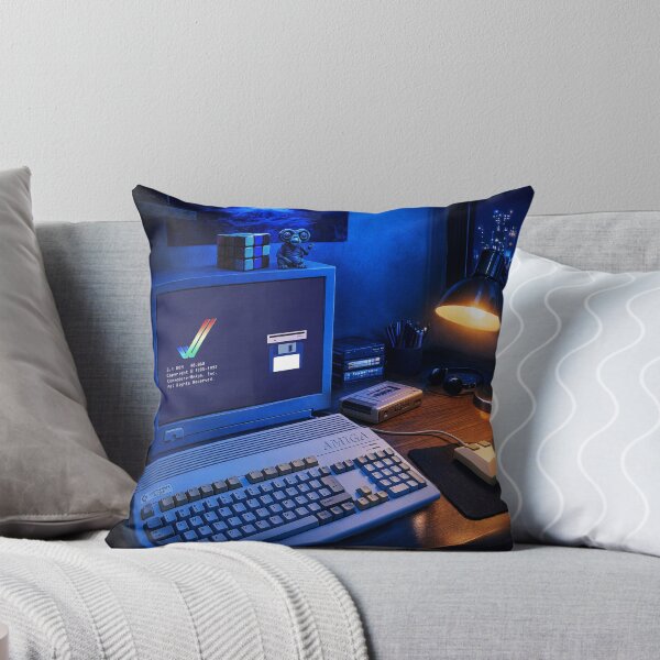 Item preview, 80s‑style artwork featuring room with an Amiga 1200 designed and sold by darekkocurek.