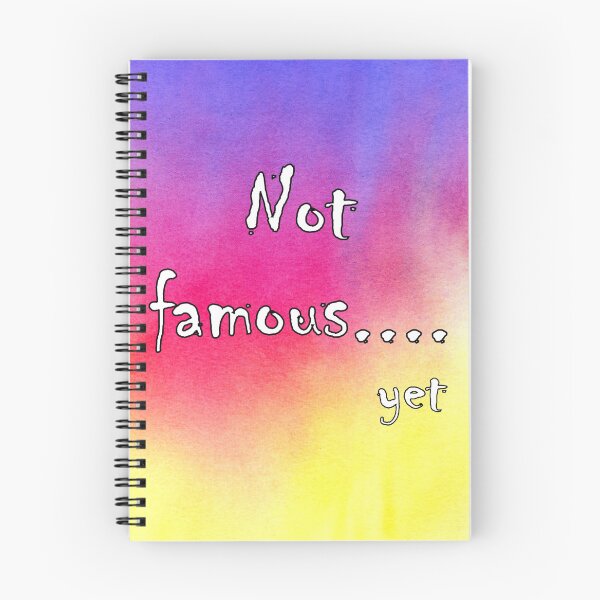 Item preview, Not famous....yet, vibrant original watercolor. designed and sold by aswoa.