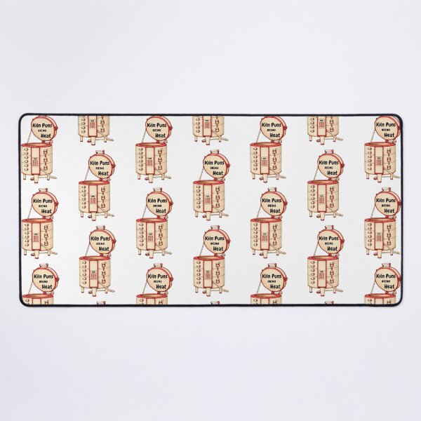 Item preview, Kiln Puns Bring Heat - Red designed and sold by SamanthaLPottery.