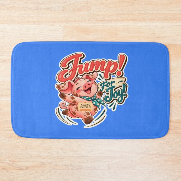 Item preview, JUMP! FOR JOY! BY NAGGINGSTICKERSCO. ROLL LIKE A PIG! COLLECTION | ELECTRIC BLUE Edition | No.01 designed and sold by LaMaisonOfMY.