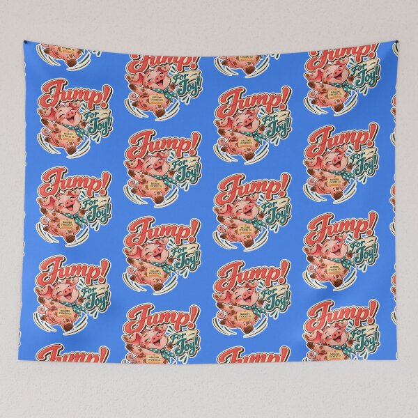 Item preview, JUMP! FOR JOY! BY NAGGINGSTICKERSCO. ROLL LIKE A PIG! COLLECTION | ELECTRIC BLUE Edition | No.01 designed and sold by LaMaisonOfMY.